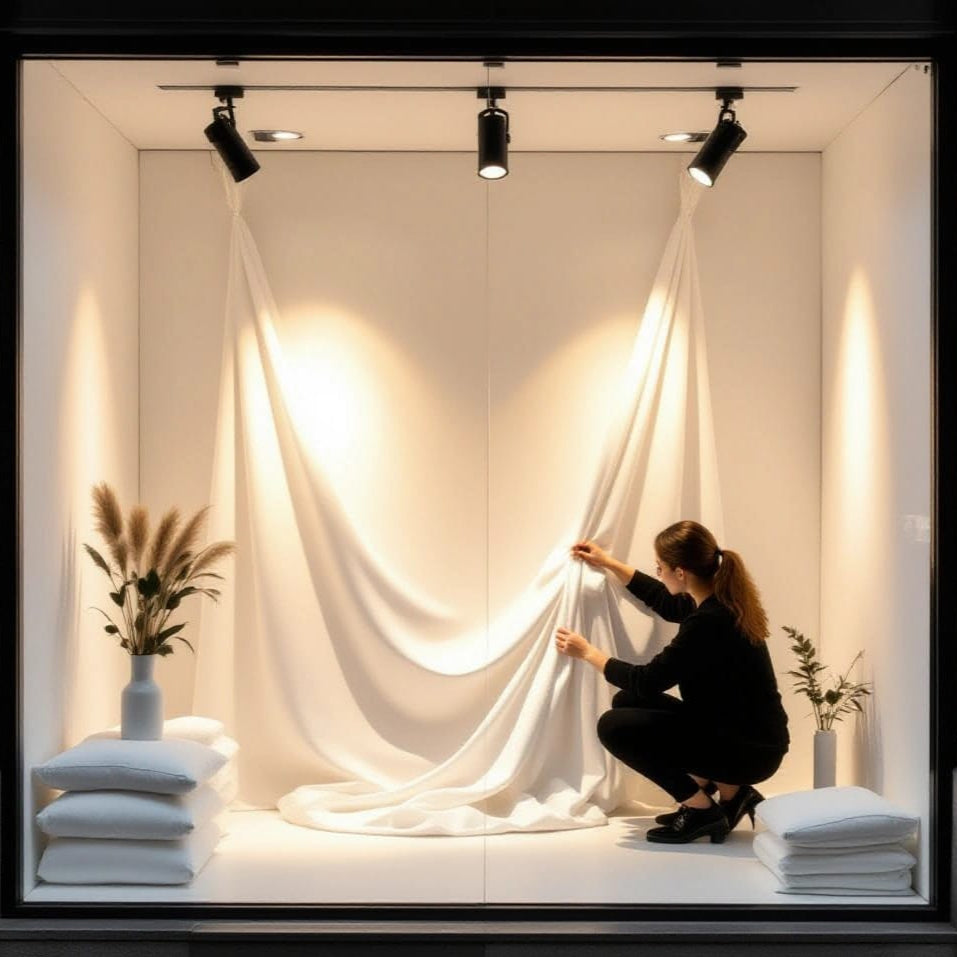 Allestimenti Vetrine - Rotolo di Tessuto non Tessuto