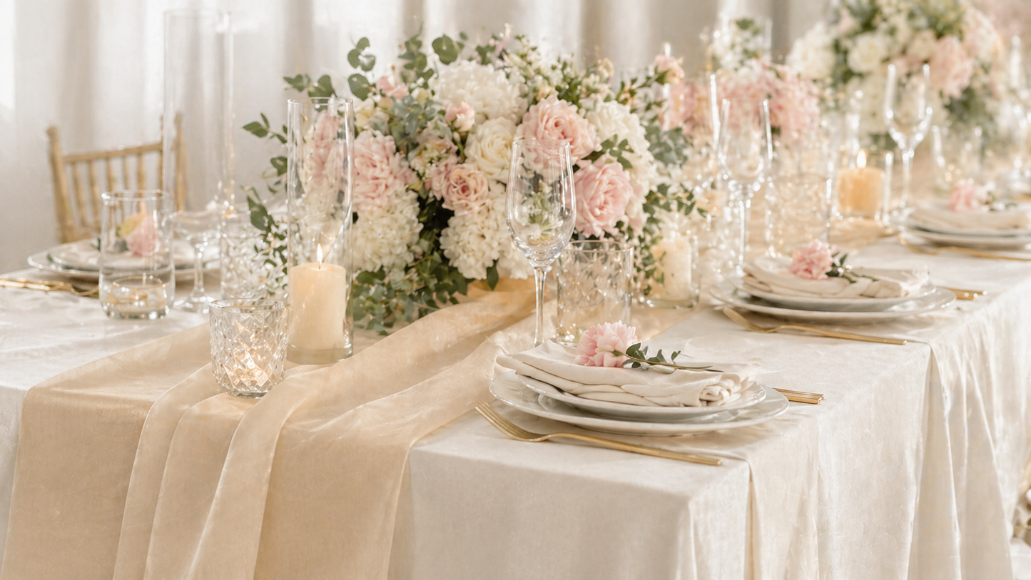 Decorazione Eventi – Rotolo Tessuto Non Tessuto per Tavoli, Buffet e Allestimenti