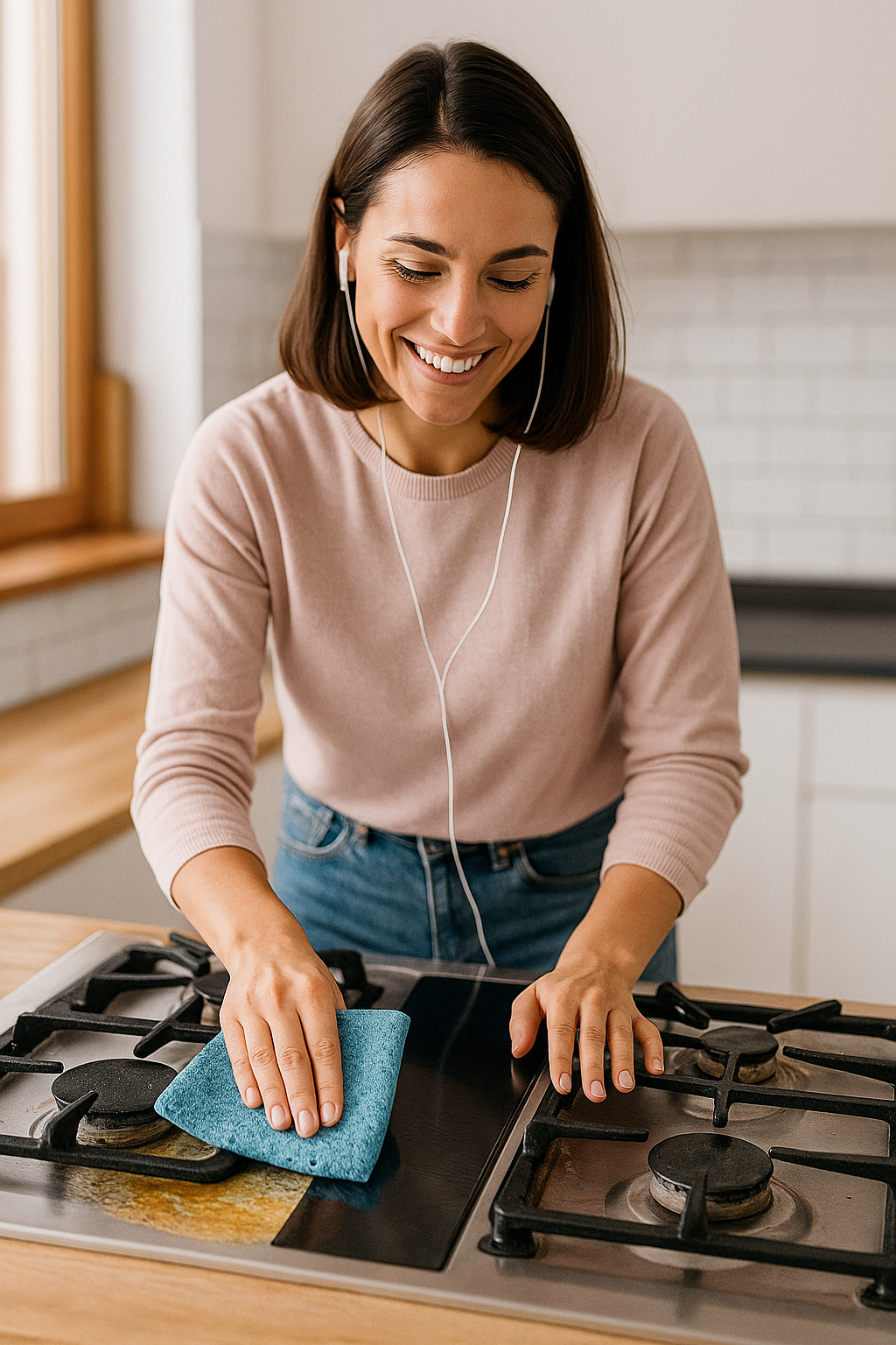 Panno di Pulizia Riutilizzabile Extra Assorbente – Rotolo Blu per Uso Professionale