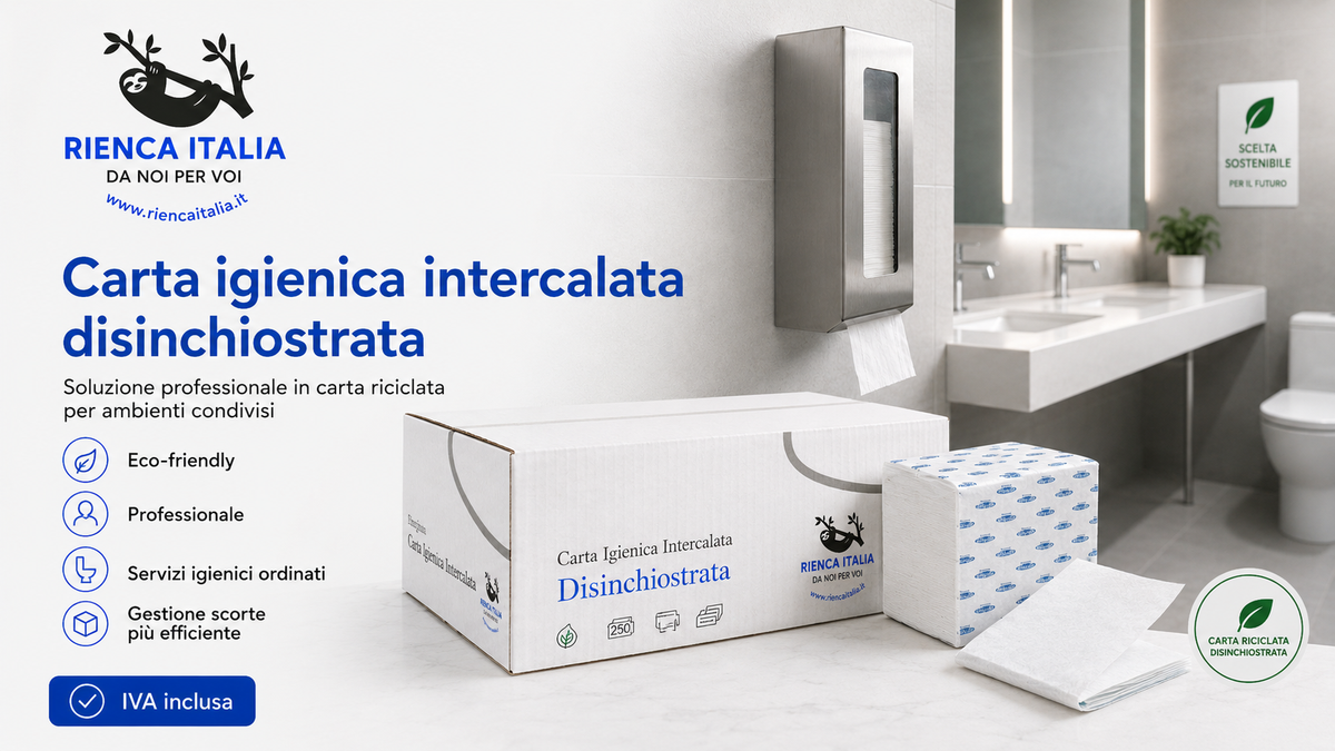 Carta Igienica Intercalata Disinchiostrata