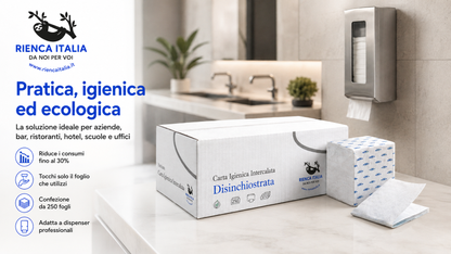 Carta Igienica Intercalata Disinchiostrata