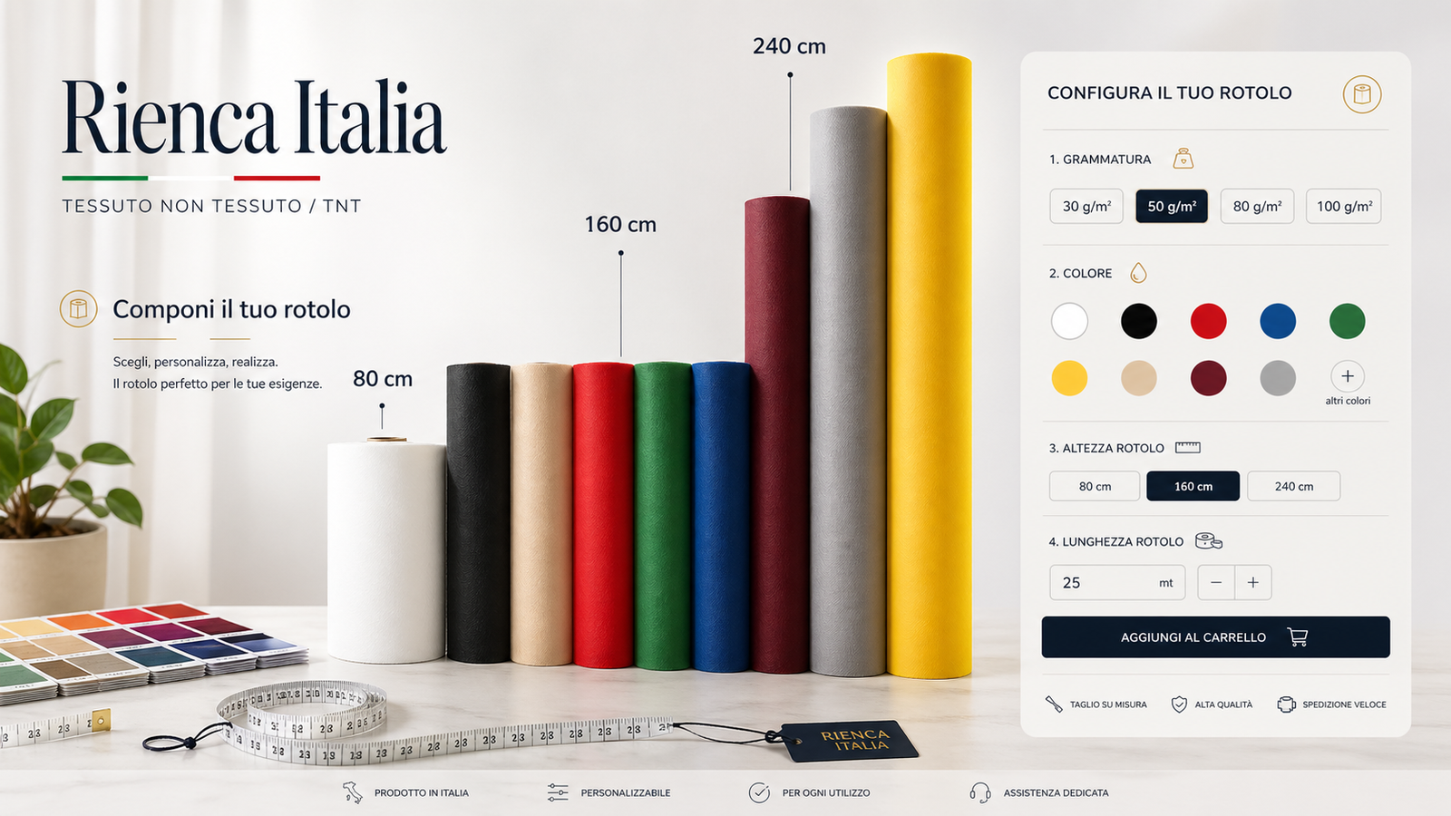 Componi il tuo rotolo