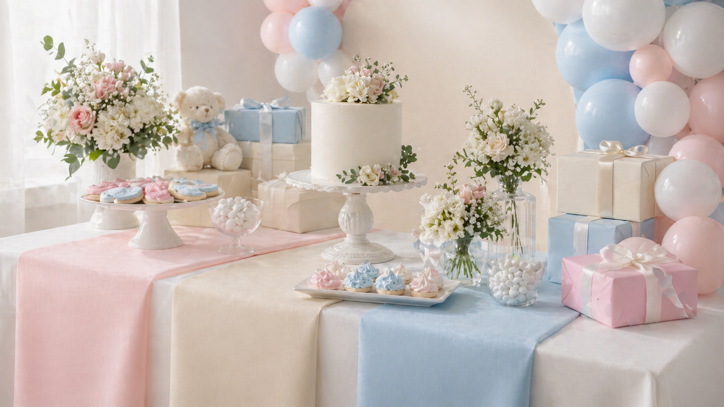 Decorazione Eventi – Rotolo Tessuto Non Tessuto per Tavoli, Buffet e Allestimenti