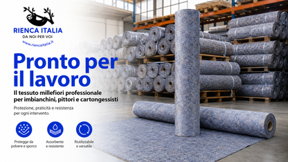 Tessuto Millefiori Assorbente – Protezione Pavimenti per Imbianchini
