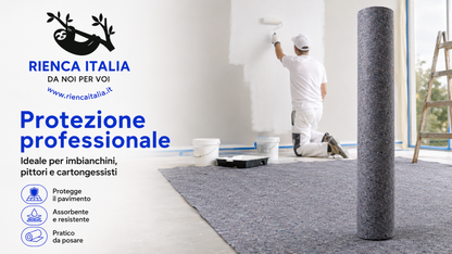 Tessuto Millefiori Assorbente – Protezione Pavimenti per Imbianchini