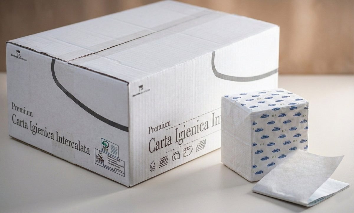 Carta Igienica Intercalata Disinchiostrata